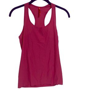 SPANX Perforated Racerback‎ Hot Pink Tank Top Size S